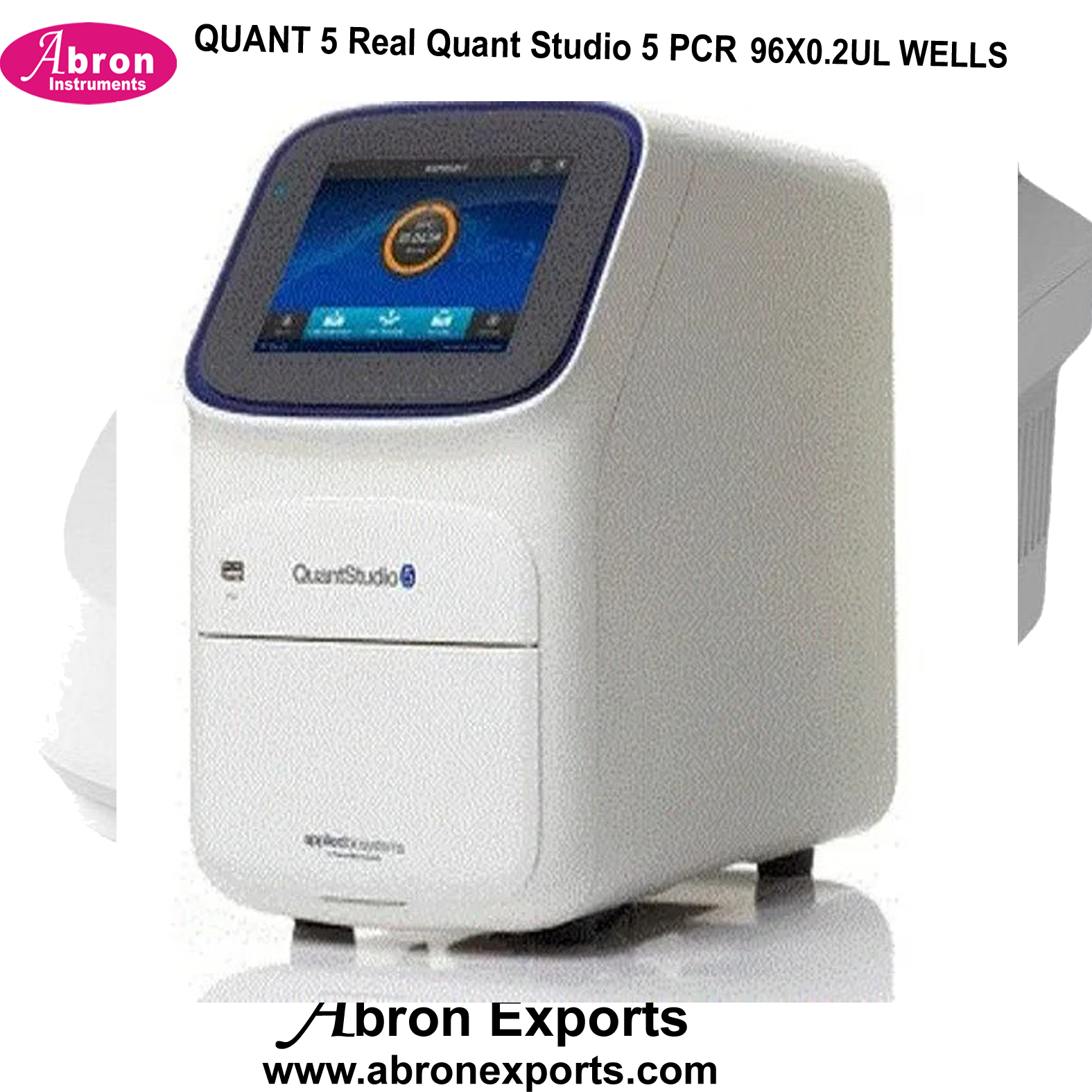 PCR Quant Studio 5 Real time PCR Machine 0.2ul 96 wells thermo fisher Abron ABM-2718PCQ  